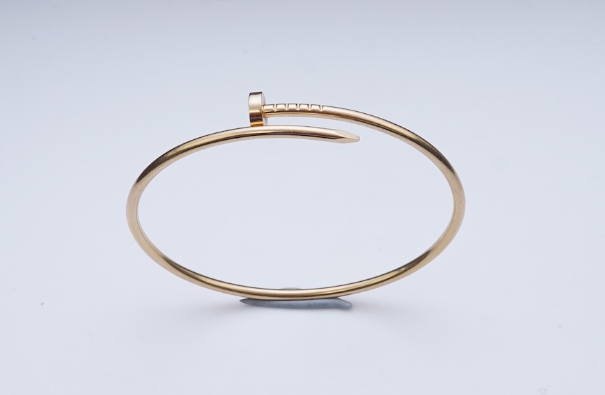 Cartier, a gold bangle, 'Juste un Clou', small model, circa 2021